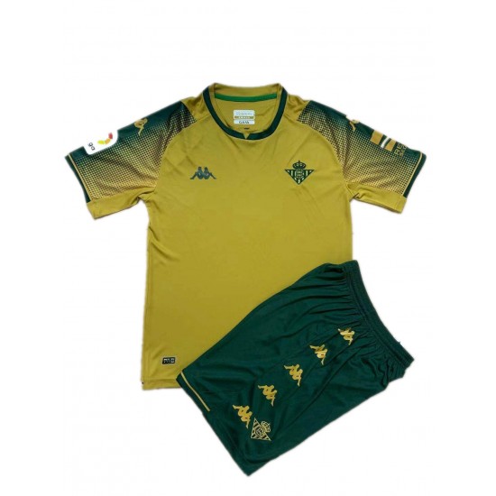 Camisola Real Betis Criança Equipamento Terceiro 2021-2022 Manga Curta